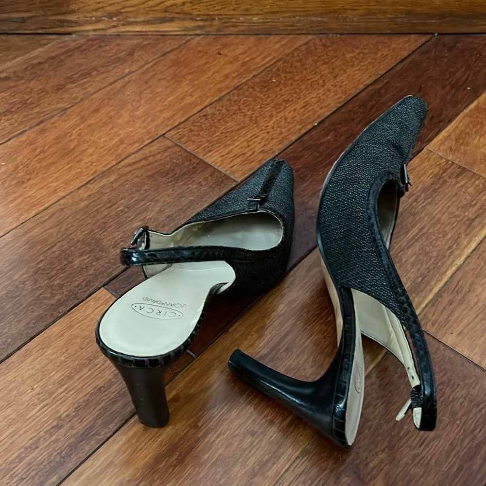 Joan and David sling back pumps